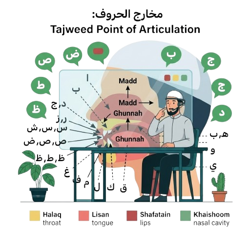 Quran With Tajweed<br />

